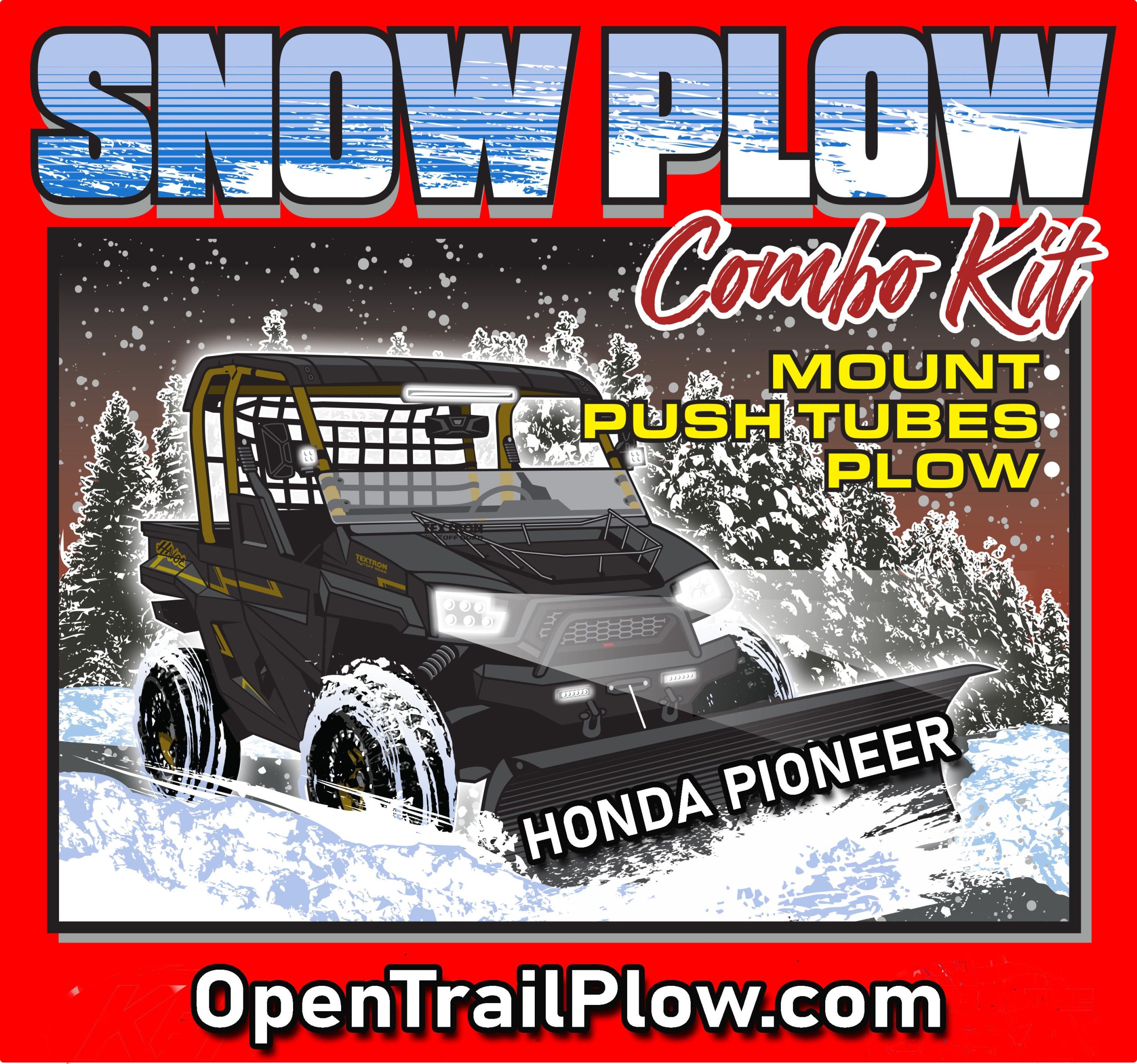 UTV PLOW MOUNT KIT