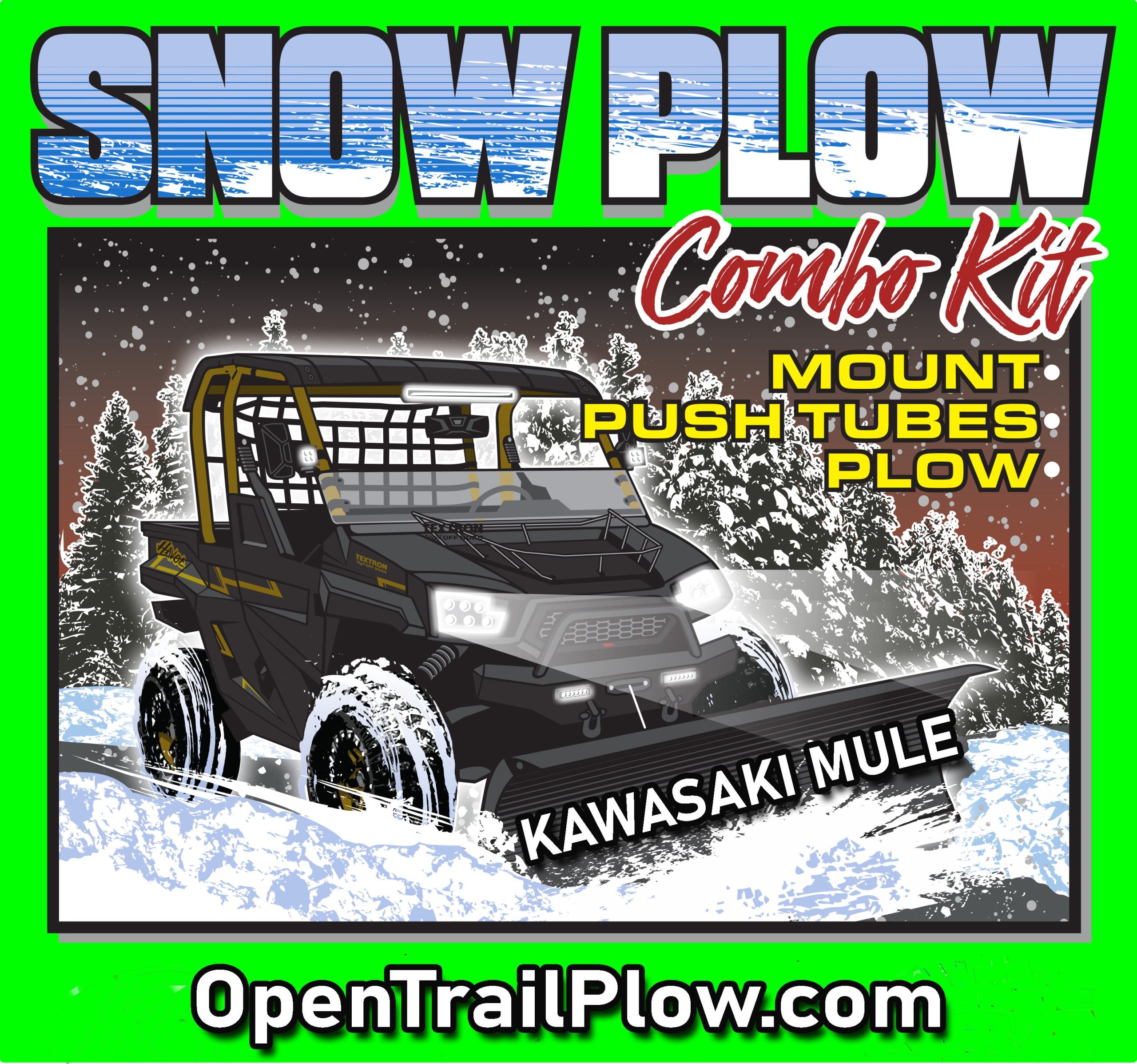 UTV PLOW MOUNT KIT