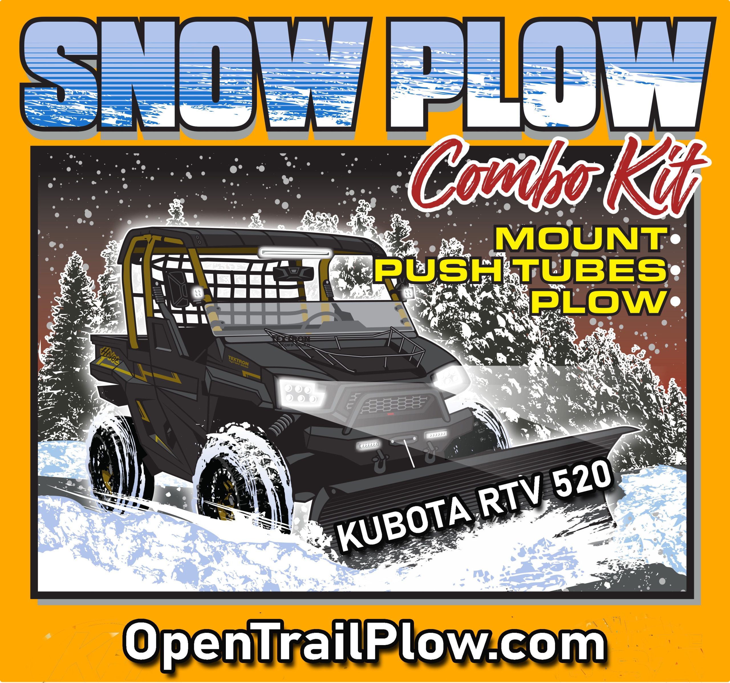 UTV PLOW MOUNT KIT