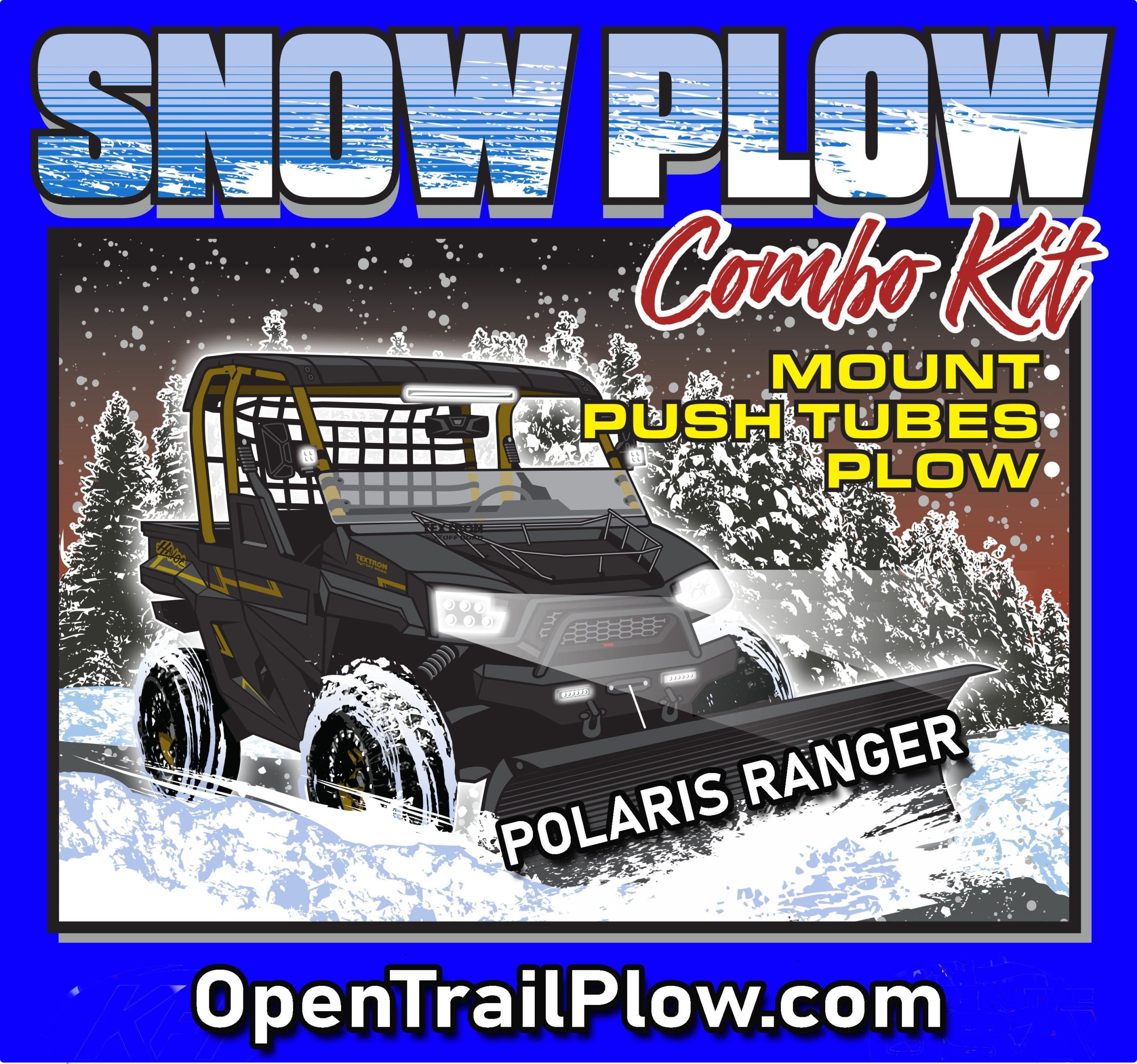 KFI UTV Plow Mount for Polaris Ranger